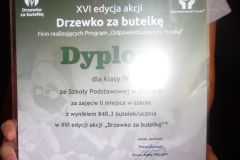 Podsumowanie XVI edycji Akcji "Drzewko za butelkę"